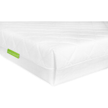 Mother Nurture Classic Eco Fibre Cot Bed Mattress, White, 140 x 70 x 10cm