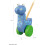 Orange Tree Toys Diplodocus Push Along 4