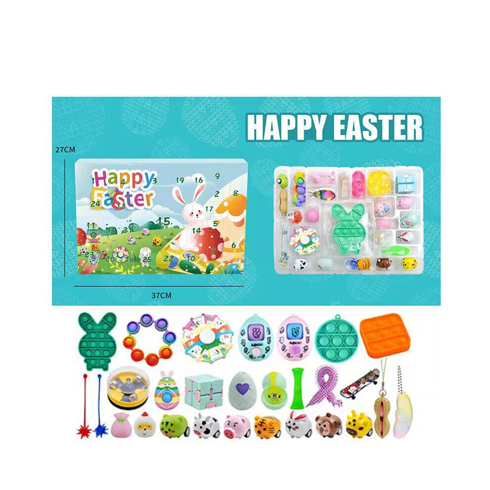 (E) Easter Vent Uncompressed Boxed Countdown Calendar Blind Box