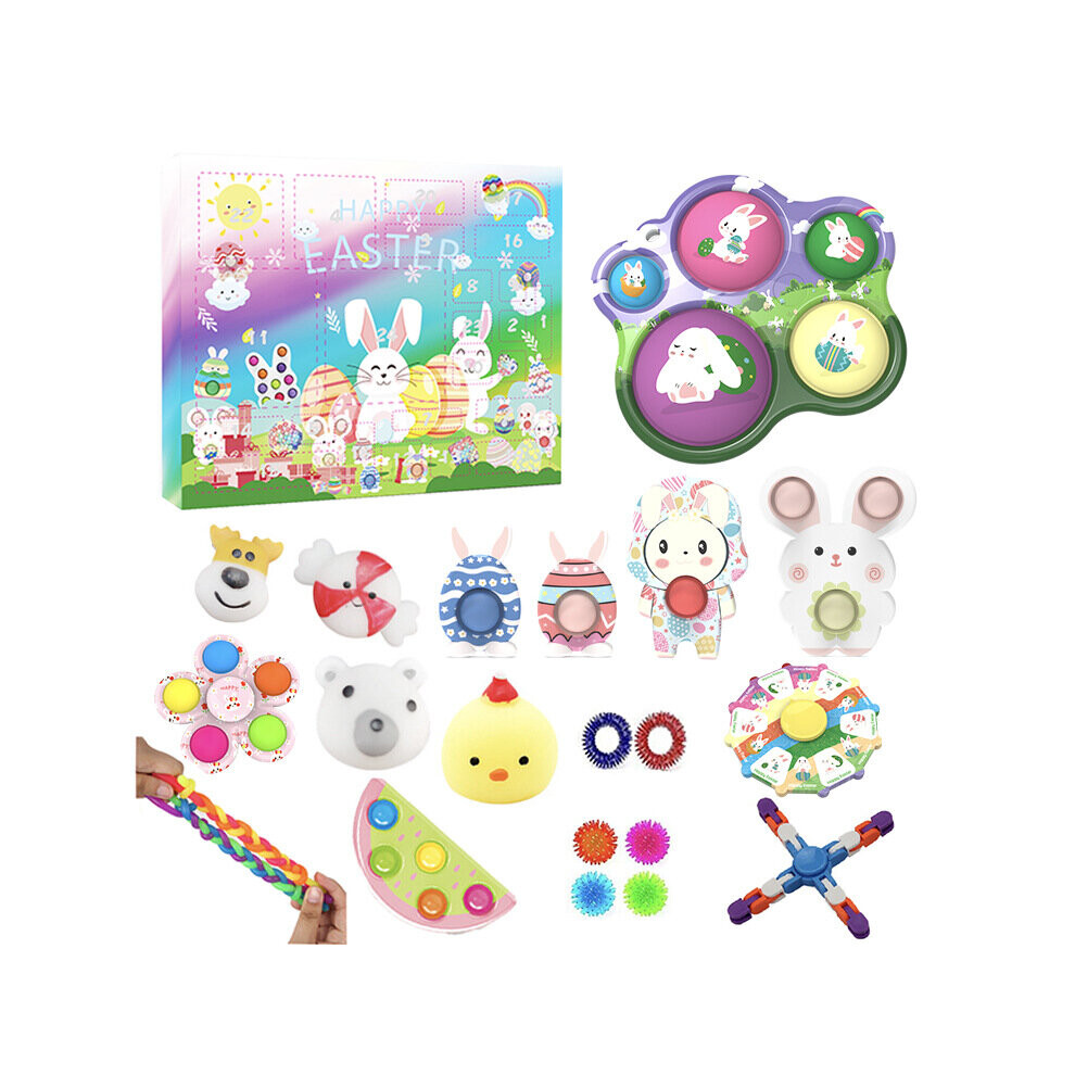 (A) Easter Vent Uncompressed Boxed Countdown Calendar Blind Box