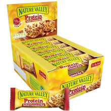 Nature Valley Protein Salted Caramel Nut Gluten Free Cereal Bars 12 x 40g