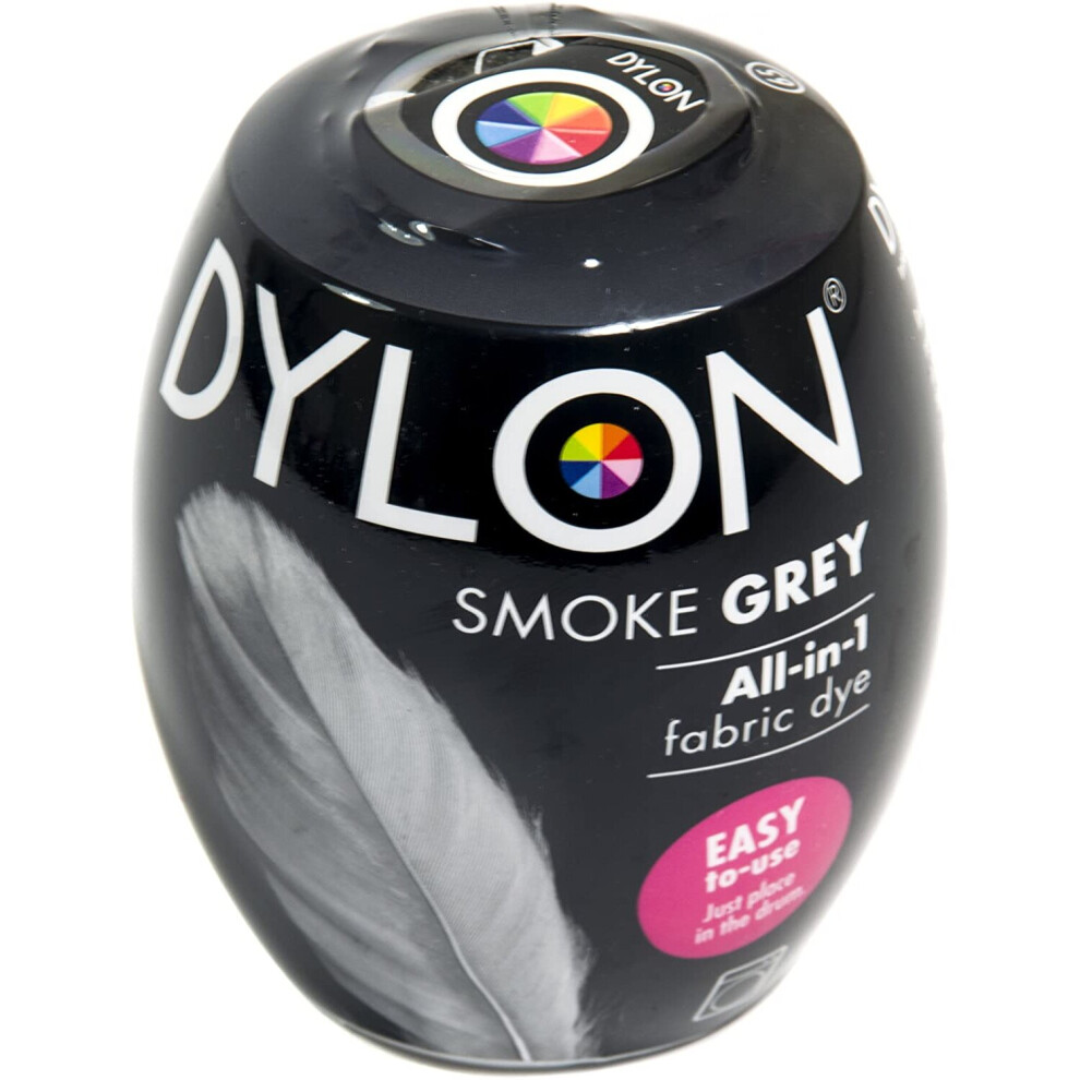 Dylon Machine Dye Pod Box of 3 Smoke Grey, 25 x 10 x 4 cm