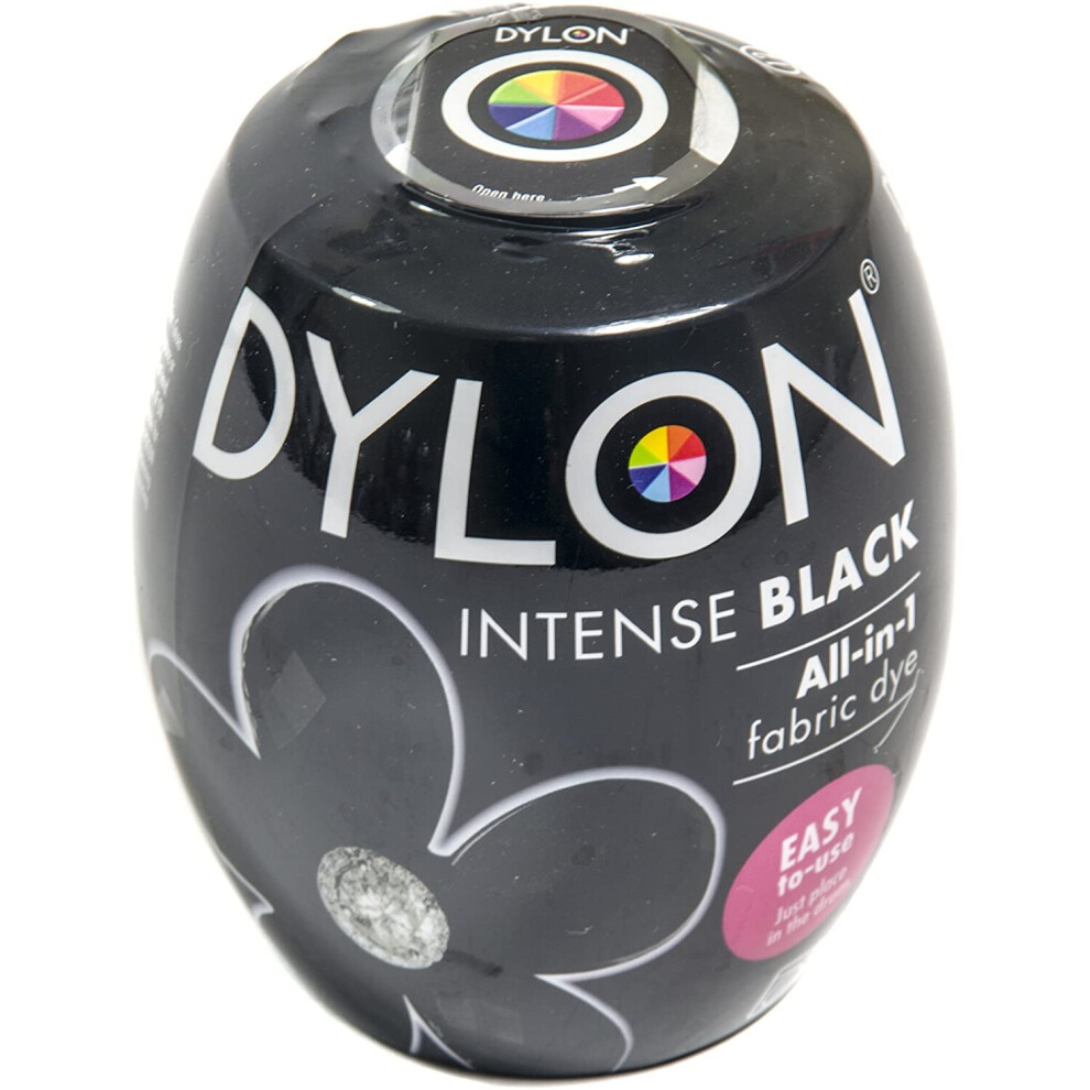 Dylon Machine Dye Pod Box of 3 Intense Black, 25 x 10 x 4 cm