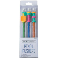 MindWare Sensory Genius Pencil Pushers | Αξεσουάρ Μολυβιών | Fidget Toys | Ηλικίες 5+ | 1 Παίκτης