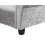 Casablanca (Serenity) Crushed Velvet Double Bed Grey 3