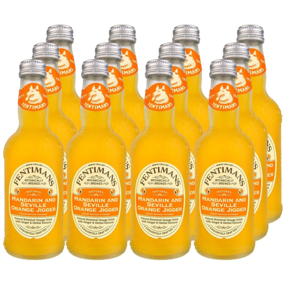 Fentimans Mandarin and Seville Orange Jigger, 275 ml (Pack of 12)