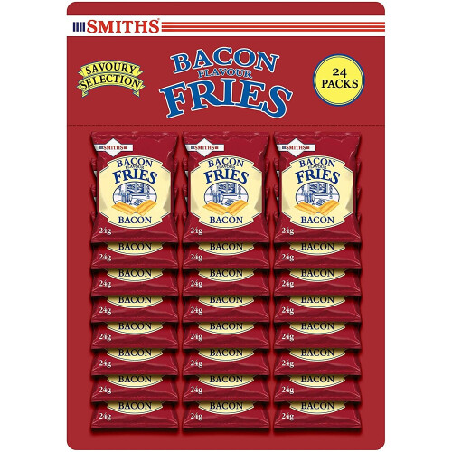 Smiths Scampi & Bacon Fries Mixed Snacks (48 Pack) Pub Card Bundle 1