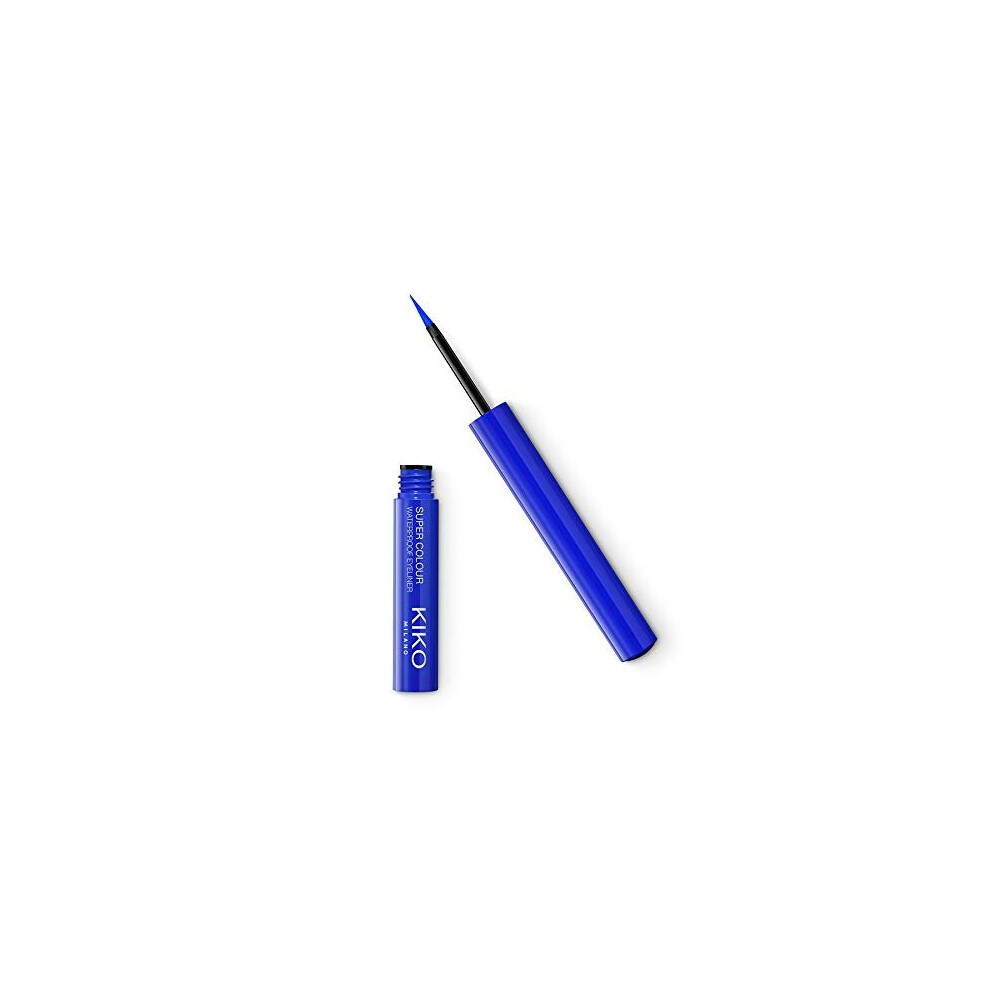 Kiko Milano Super Colour Waterproof Eyeliner 06 | High Coverage Water-Resistant Colourful Liquid Eyeliner - Image 4