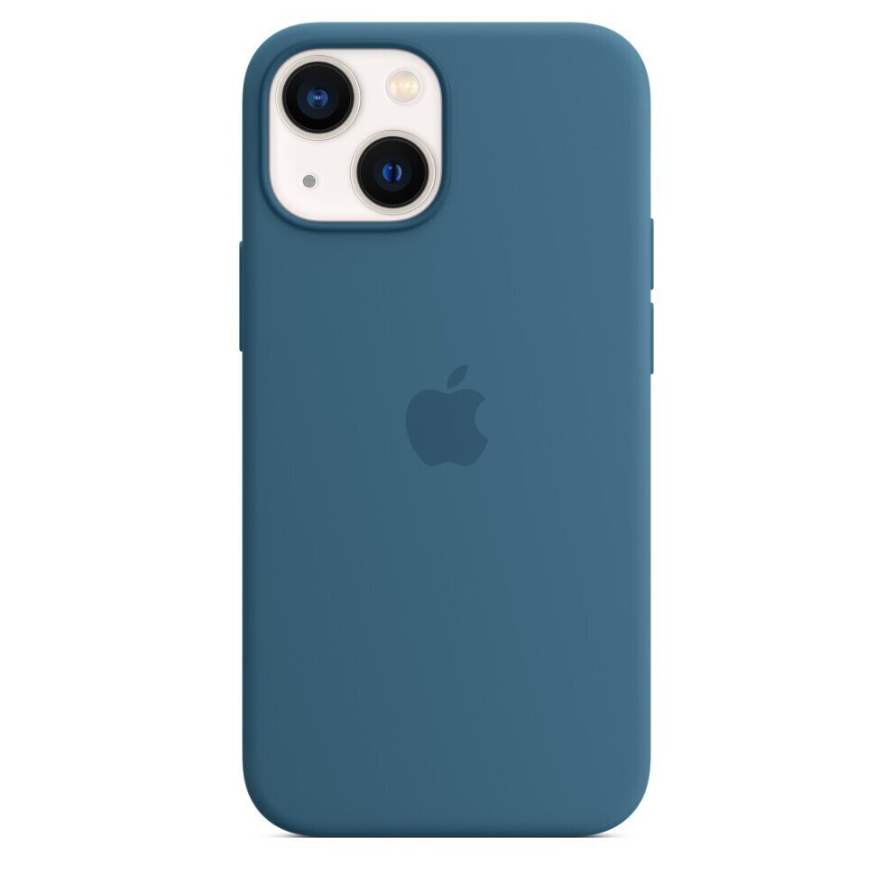 Silicone Case with MagSafe Blue Jay For iPhone 13 mini
