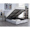 Casablanca Storage Crushed Velvet King Size Bed Grey 1