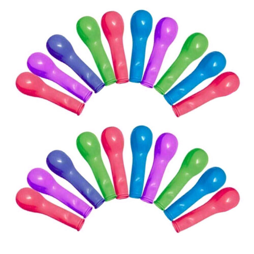 (Only 20pcs Ballon Replacement) Inertia Power Balloon Car Toy Flying Rocket Toy & Balloon Race Car Set Bird