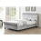 Casablanca Storage Crushed Velvet King Size Bed Grey 2