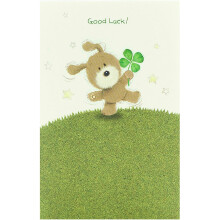 UK Greetings Good Luck Card - Lots of Woof - Cute Dog Design, 244507-0-1