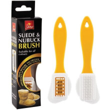 Jump Suede & Nubuck Double-Sided Shoe Brush 15cm - Restores Suede & Nubuck Colours & Texture for Boots, Shoes & Bags (338734)