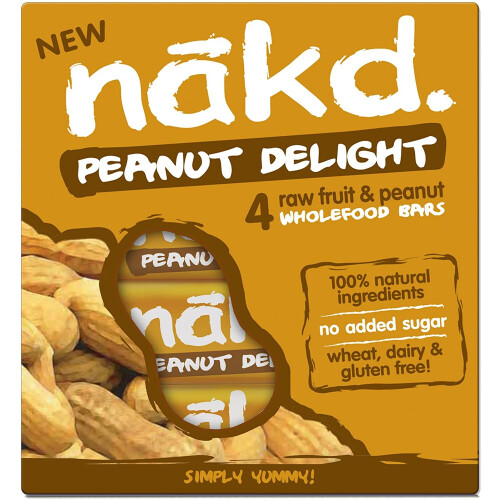 Nakd Peanut Delight 35g Bar - Multipack Case of 48 Bars 1