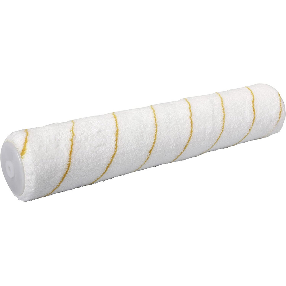 Prodec Advance Arre027 12" X 1.75" Short Pile Microfibre Woven Paint Roller For Emulsion, Gloss, Satin, Woodstains And Varnishes, White, 12-Inch 5019200096237