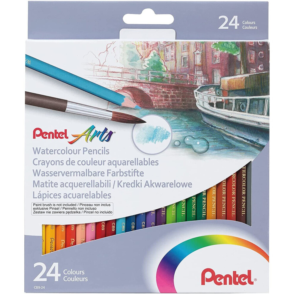 Pentel Arts Watercolour Pencil Set - Assorted