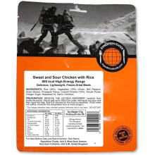 EXPEDITION FOODS expeditionfoods.com Sweet and Sour Chicken with Rice | Freeze-Dried Camping & Hiking Food | Double Serving | 1000kcal Meal