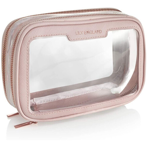Clear Travel Makeup Bag Organiser Small Cosmetic Case Portable