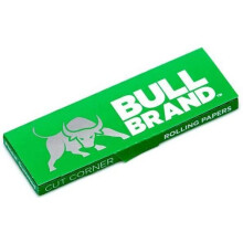 BULL BRAND Green Cut Corner 25-Piece Rolling Papers