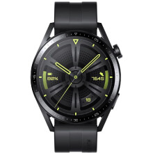 Huawei Watch GT3 46mm JPT-B19 Black Stainless Steel Black Fluoroelastomer strap