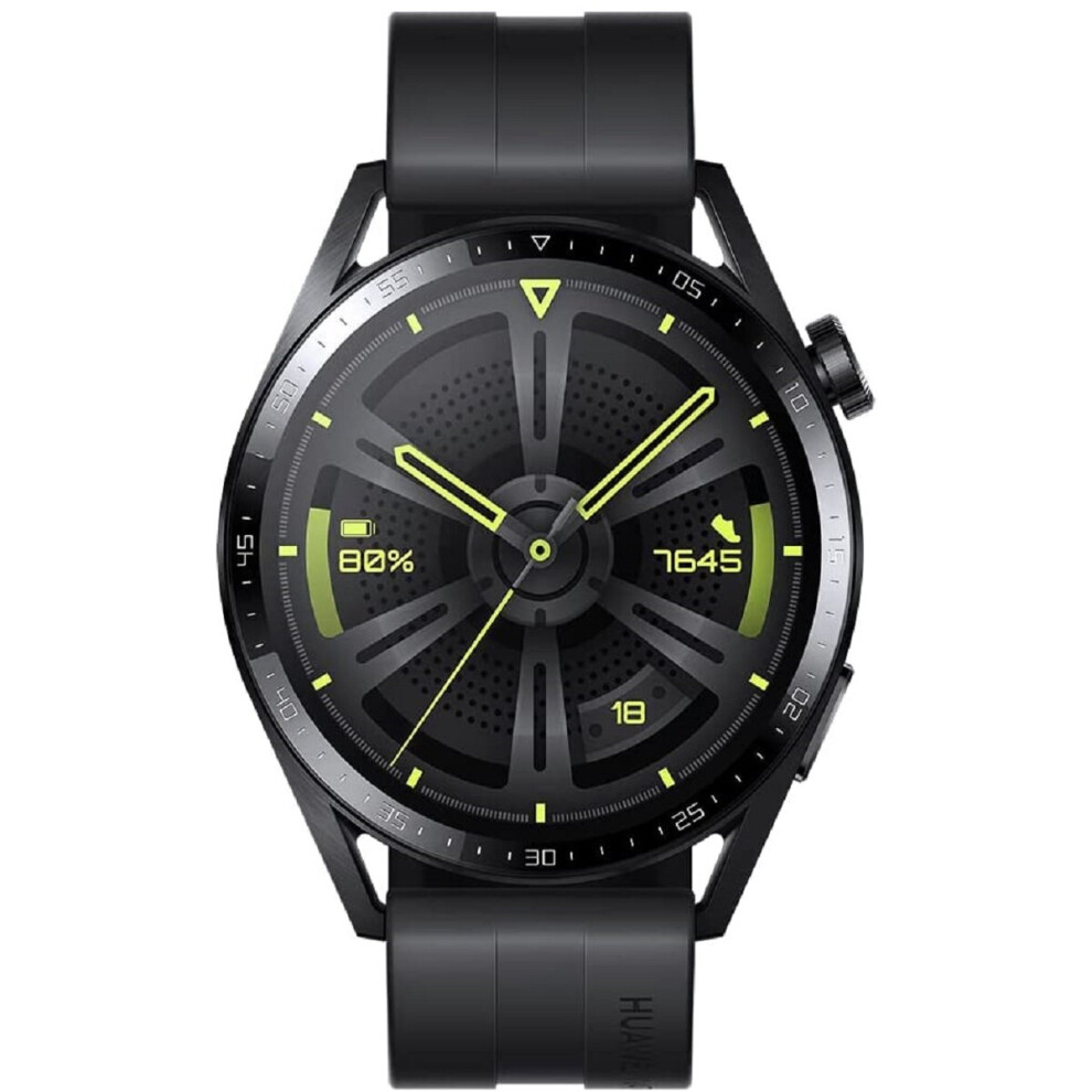 Huawei Watch Gt3 46Mm Jpt-B19 Stainless Steel Fluoroelastomer Strap Black 6941487240913