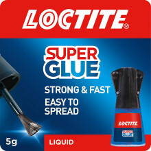 Loctite Super Glue Brush On, Superglue with Applicator Brush, Fast-Drying Clear Glue for Metal, Plastic and More, Easy-To-Use Strong Glue with Easy-Op