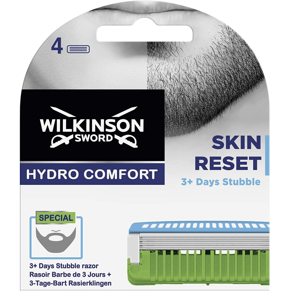 Wilkinson Sword Hydro Comfort - Skin Reset Men's Razor Blade Refills X 4