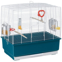 Ferplast Rectangular Shape Cage for Exotic Birds and Canaries, 49 x 30 x 48.5 cm