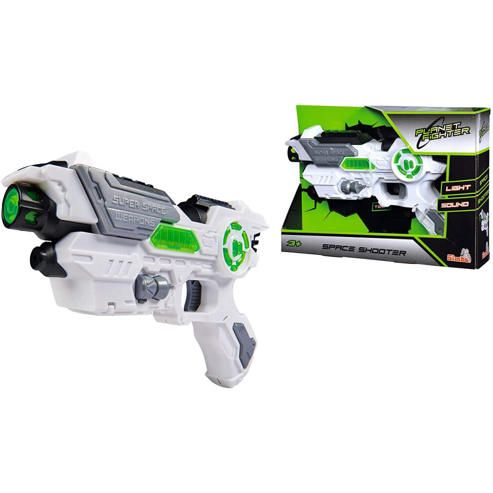 Simba Planet Fighter Space Shooter 108042205 Laser Gun 23 cm