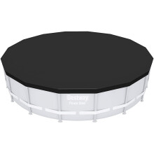 Bestway Pool Cover Above Ground Swimming Pool Cover for Round Pools Flowclear