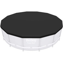 Bestway Pool Cover Above Ground Swimming Pool Cover for Round Pools Flowclear