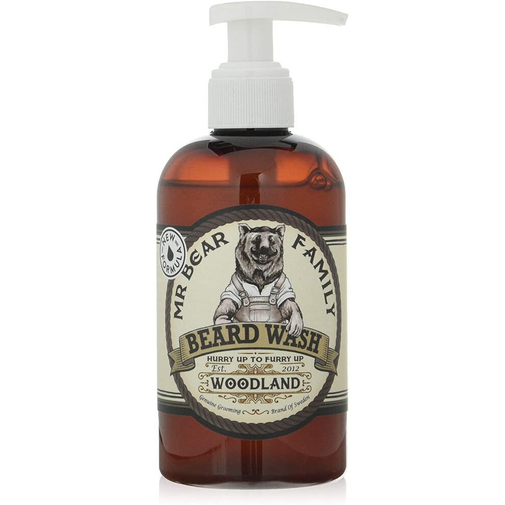 Mr Bear Family Mr Bear Beard Wash Woodland 250Ml