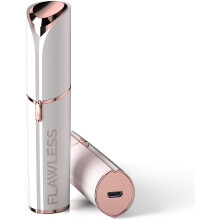 Finishing Touch Flawless Next Generation Facial Hair Remover – Rechargeable, 2 x Replacement Heads Included, White