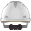 JSP EVOLite One Size Safety Helmet with Wheel Ratchet and Refelctive CR2 - White - Vented - (AJB170-400-100) 2