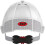 JSP EVOLite One Size Safety Helmet with Wheel Ratchet and Refelctive CR2 - White - Vented - (AJB170-400-100) 4