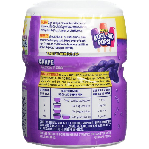 Kool Aid Grape Tub 538 g (Pack of 1) 1