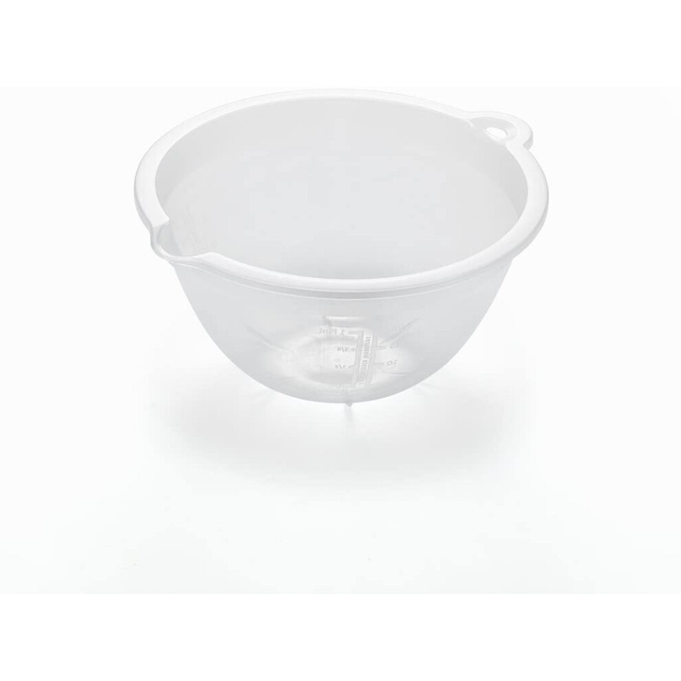 Addis 518004 Small Plastic Mixing Bowl, Transparent, 700 ml