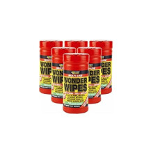 Everbuild WIPE80X6 Wonder Wipes, 6 Tubes of 100 Wipes