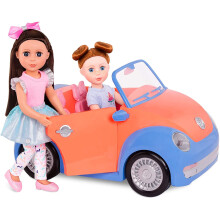 Glitter Girls GG57066Z Battat-Convertible Car for 35.6 cm (14-inch) Dolls-Toys, Clothes & Accessories for Girls 3-Year-Old & Up