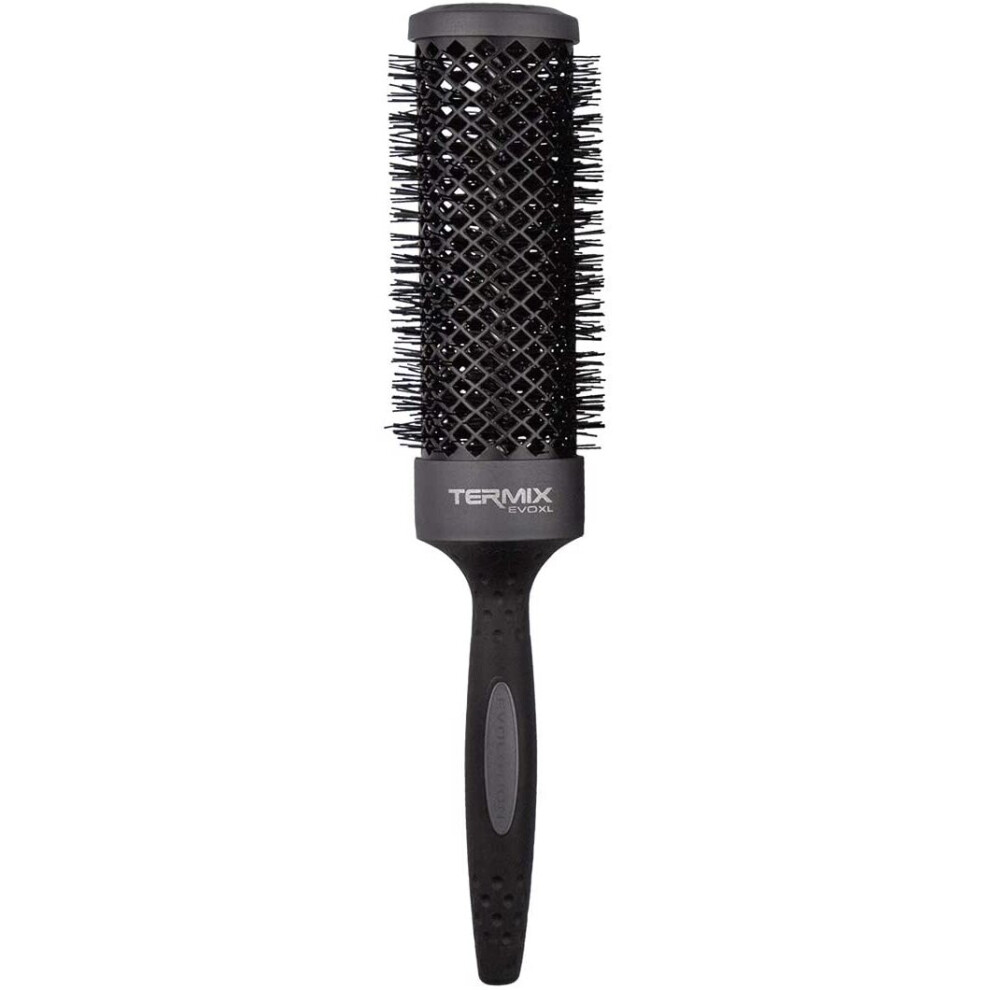 Termix Evolution Xl Round Hairbrush Ã 43 Mm, 3Cm Longer- Hairbrush With Ionized Fibers And A 25% Extra Surface For Faster Drying, B-4096