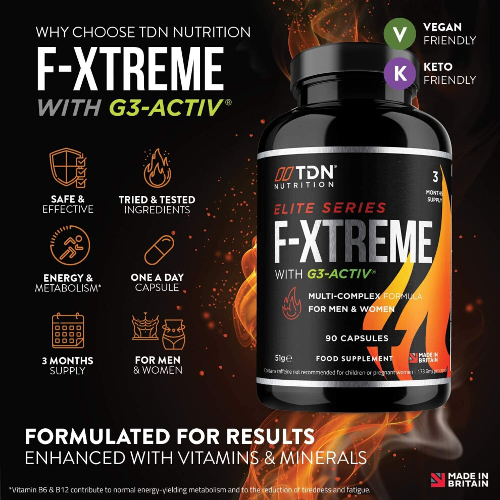 F Xtreme for Men and Women Weight Management Supplement 90