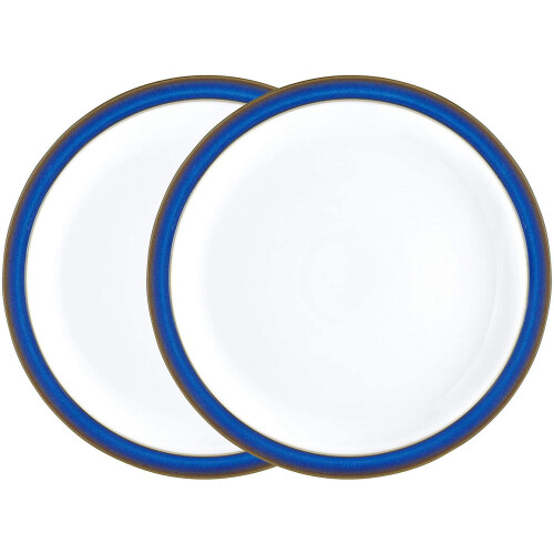 Denby Denby Imperial Blue 2 Piece Dinner Plate Set
