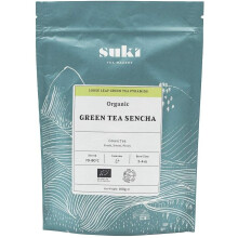 Suki Tea Organic Green Tea Sencha - Pack of 50 Pyramid Tea Bags - Light, Smooth and Fresh - With Antioxidants - Great Taste - Brews in 2-5 Minutes