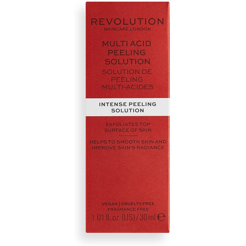 Revolution Skincare Multi Acid Peeling Solution 30 ml,red