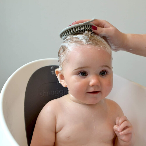 Shnuggle Shnuggle Baby Bath Brush, Grey 1