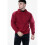 True Face (Grey, M) Mens Hooded Pullover Sweatshirt Plain Fleece Top 12