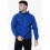 True Face (Grey, M) Mens Hooded Pullover Sweatshirt Plain Fleece Top 9