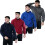 True Face (Red, S) Mens Hooded Pullover Sweatshirt Plain Fleece Top 1