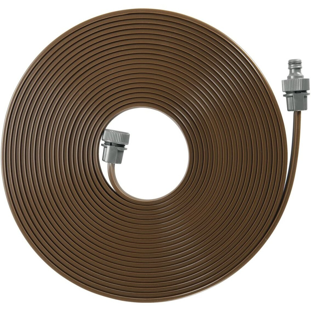 GARDENA hose sprinkler: Fine sprinklers for irrigation of elongated, narrow zones, length 15 m, equipped ready for installation, brown, individually s